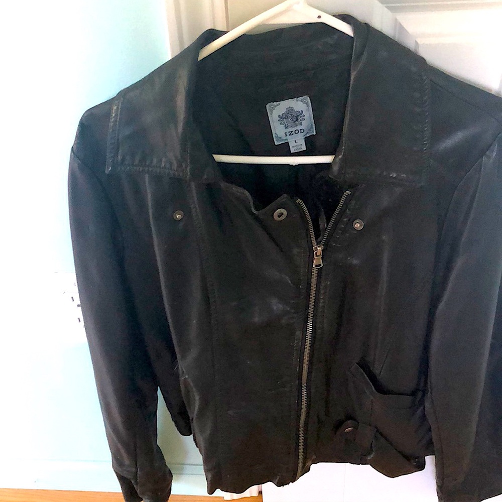 Izod BlackBomber Jacket